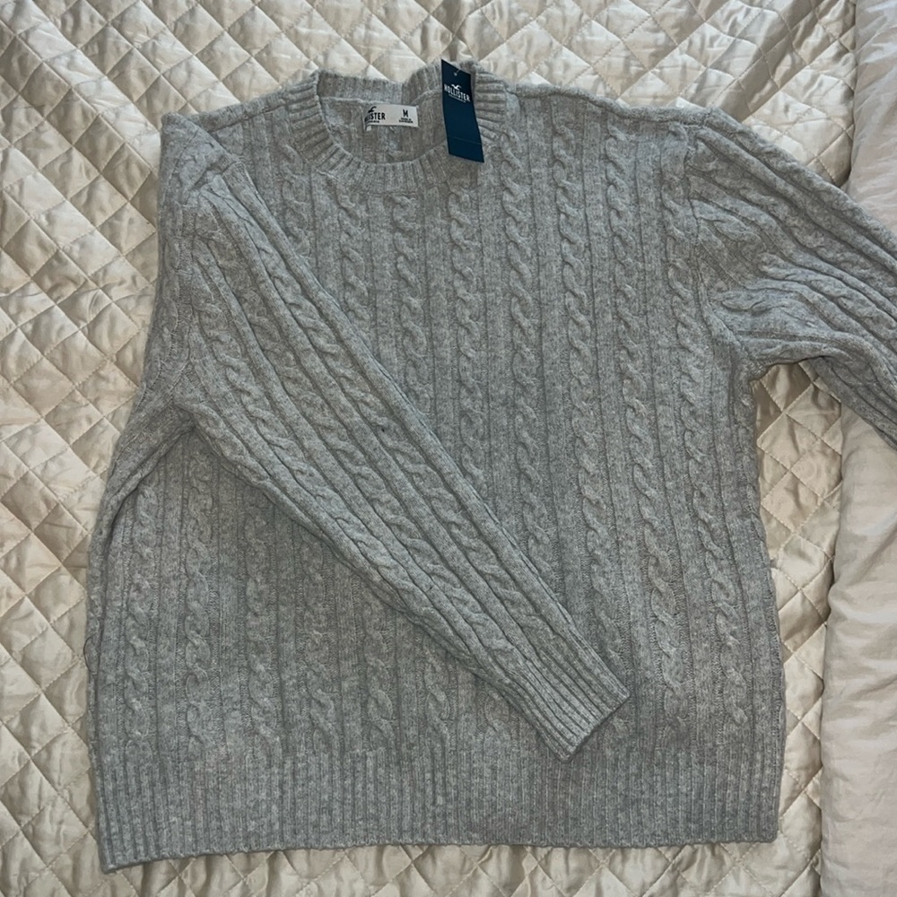 Grey soft sweater